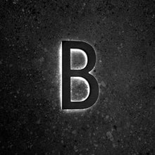 Afbeelding in Gallery-weergave laden, LUMO Lighting Technology | Illuminated Backlit LED Address Number 5" (Outdoor) - Black/Brushed Aluminum