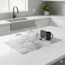 Charger l'image dans la galerie, MR & MRS DESIGNER | White Marble Pattern Kitchen Countertop Silicone Mat 60x90cm