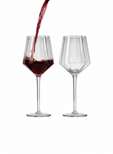 Load image into Gallery viewer, MODERNISM x Lara K | Cullinan Crystal Red Wine Glasses (Set Of 2)