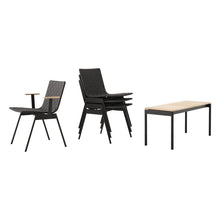 Load image into Gallery viewer, &Tradition | Ville AV33 Outdoor Side Chair - Warm Black