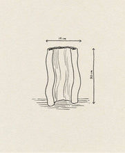 Load image into Gallery viewer, Ferm Living Moire Vase - Anthracite - Small