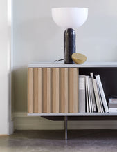 Load image into Gallery viewer, NEW WORKS | Kizu Table Lamp - Black Marquina Marble, Small