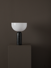 Load image into Gallery viewer, NEW WORKS | Kizu Table Lamp - Black Marquina Marble, Small