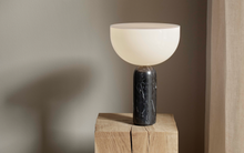 Load image into Gallery viewer, NEW WORKS | Kizu Table Lamp - Black Marquina Marble, Small