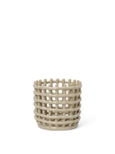Load image into Gallery viewer, FERM LIVING | Ceramic Basket - Cashmere (Multiple Sizes Available)
