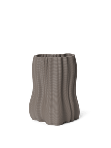 Ferm Living Moire Vase - Anthracite - Small