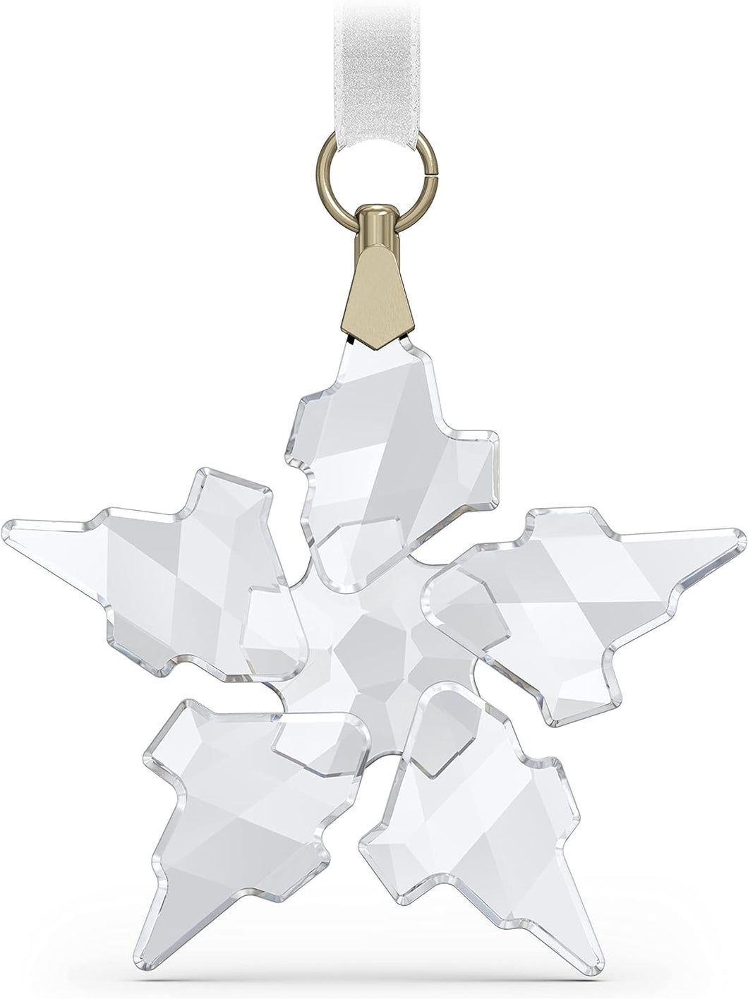 SWAROVSKI Weihnachtsschmuck | Jahresedition 2021, Kleiner Stern, klein, klarer Kristall 