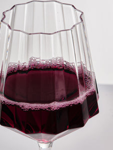 MODERNISMUS | Rotweingläser aus Cullinan-Kristall 