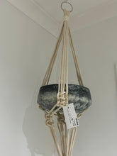 Load image into Gallery viewer, Lamonster Macrame Large Plant Hanger 8 mm &amp; Keep Resin Pot (Ex Display)
