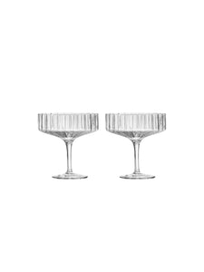 MODERNISM | Cullinan Crystal Champagne Coupe Glasses