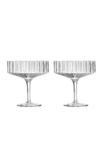 Charger l&#39;image dans la galerie, MODERNISM | Verres coupés à champagne en cristal Cullinan
