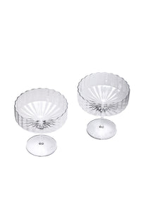 MODERNISM | Cullinan Crystal Champagne Coupe Glasses (Set Of 2)