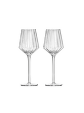 Load image into Gallery viewer, MODERNISM x Lara K | Cullinan Crystal White Wine Glasses
