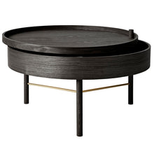 Load image into Gallery viewer, Audo Copenhagen | Turning Table - Black Ash / Brass
