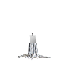 将图片加载到图库查看器，GARDEN GLORY | Candle Holder Mini Root - Silver x 2 with candle pack
