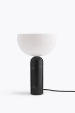 Load image into Gallery viewer, NEW WORKS | Kizu Table Lamp - Black Marquina Marble, Large
