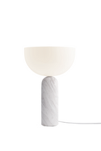 Charger l&#39;image dans la galerie, NEW WORKS | Lampe de table Kizu - Marbre blanc, grande
