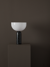 Load image into Gallery viewer, NEW WORKS | Kizu Table Lamp - Black Marquina Marble, Small
