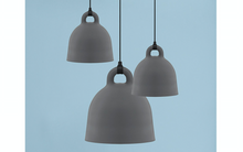 将图片加载到图库查看器，NORMANN COPENHAGEN | Bell Lamp - Grey (Multiple Sizes)
