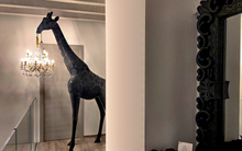 Ladda upp bild till gallerivisning, QEEBOO | Giraffe In Love M Floor Lamp - White &amp; Black Available (2.65 Meters)
