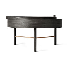 Load image into Gallery viewer, Audo Copenhagen | Turning Table - Black Ash / Brass
